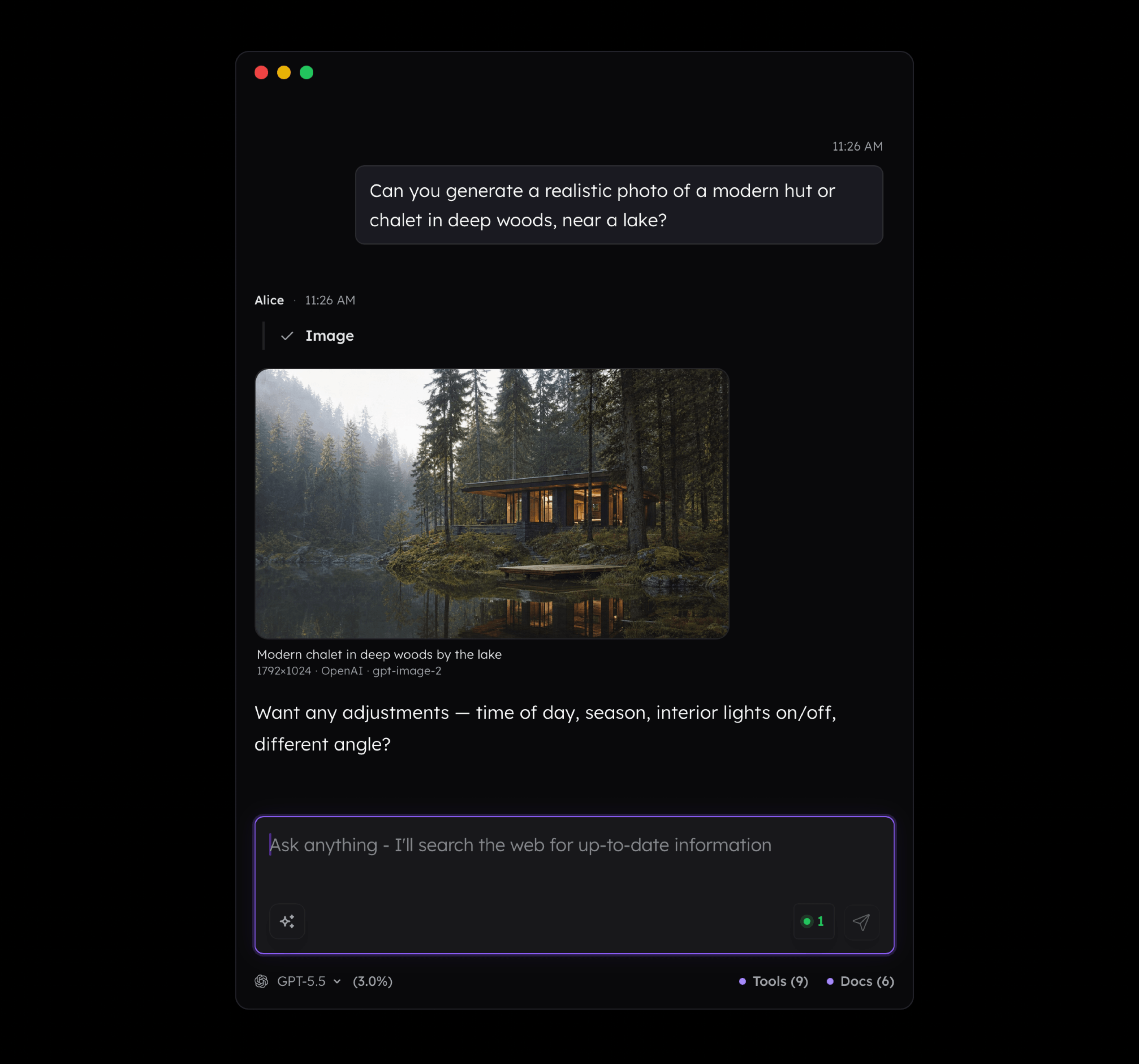 Alice app screenshot