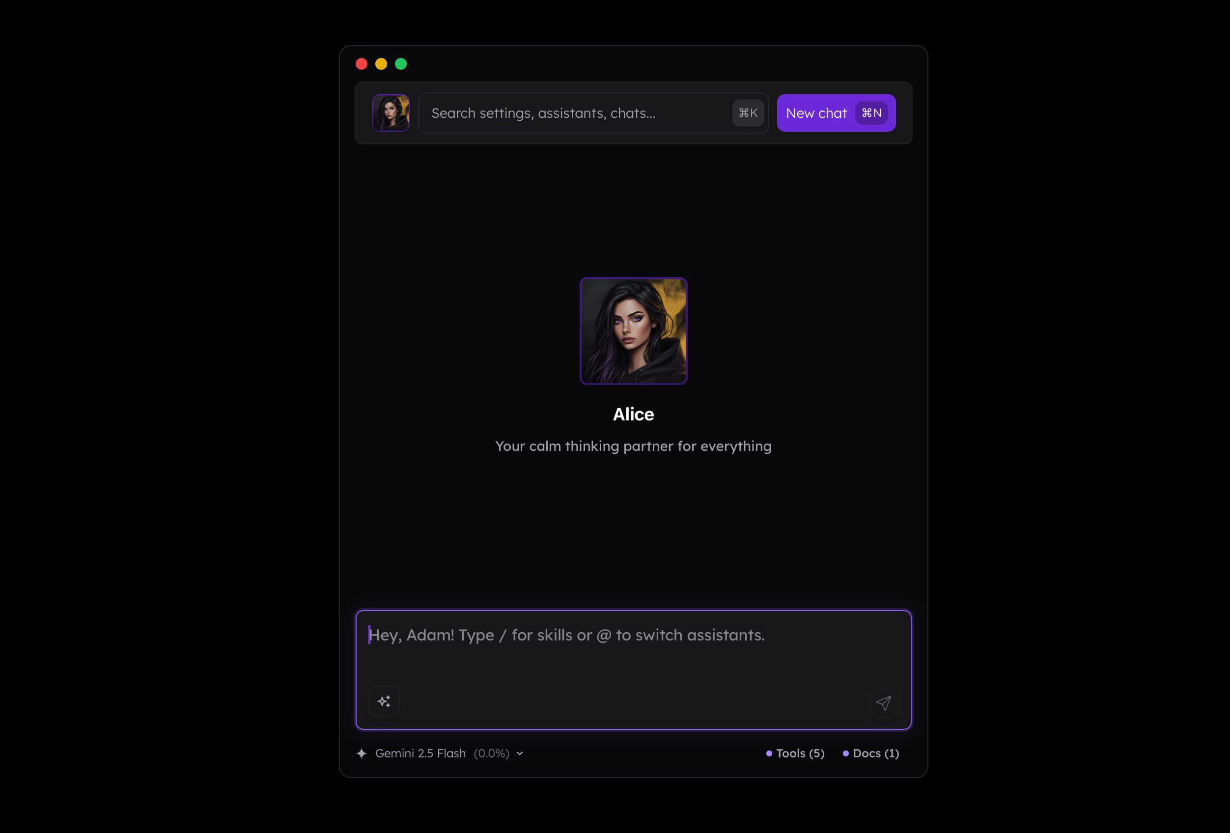Alice Application Preview